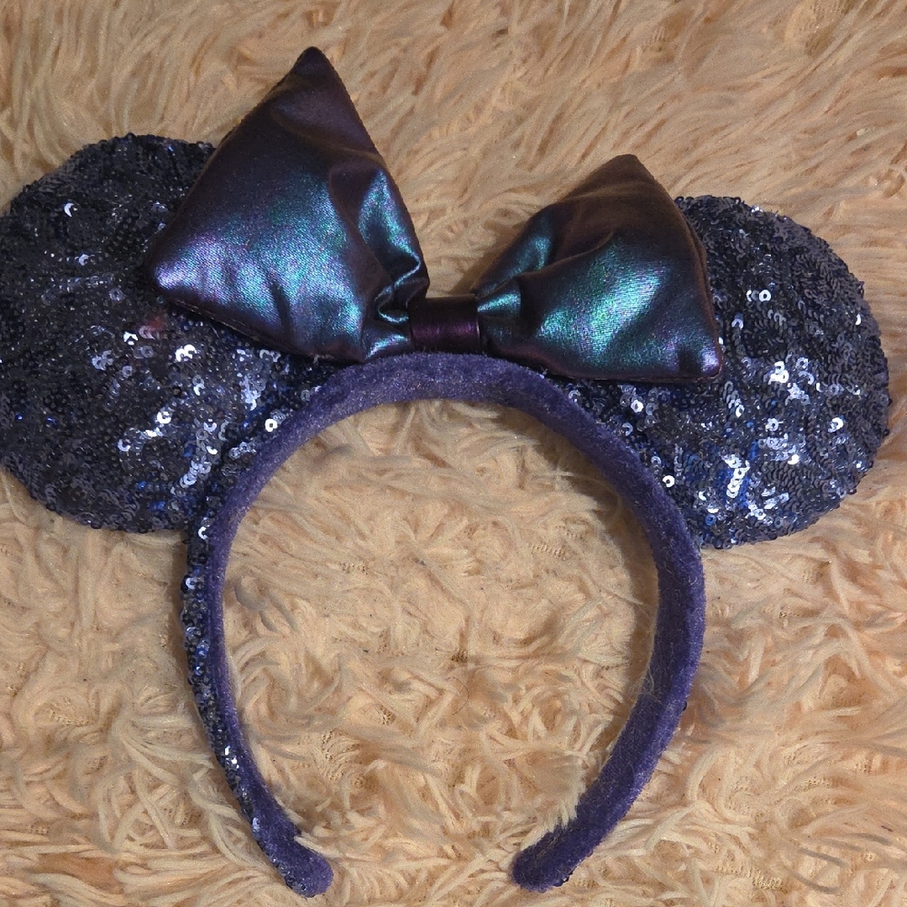 Disney Iridescent Purple Sequin Headband